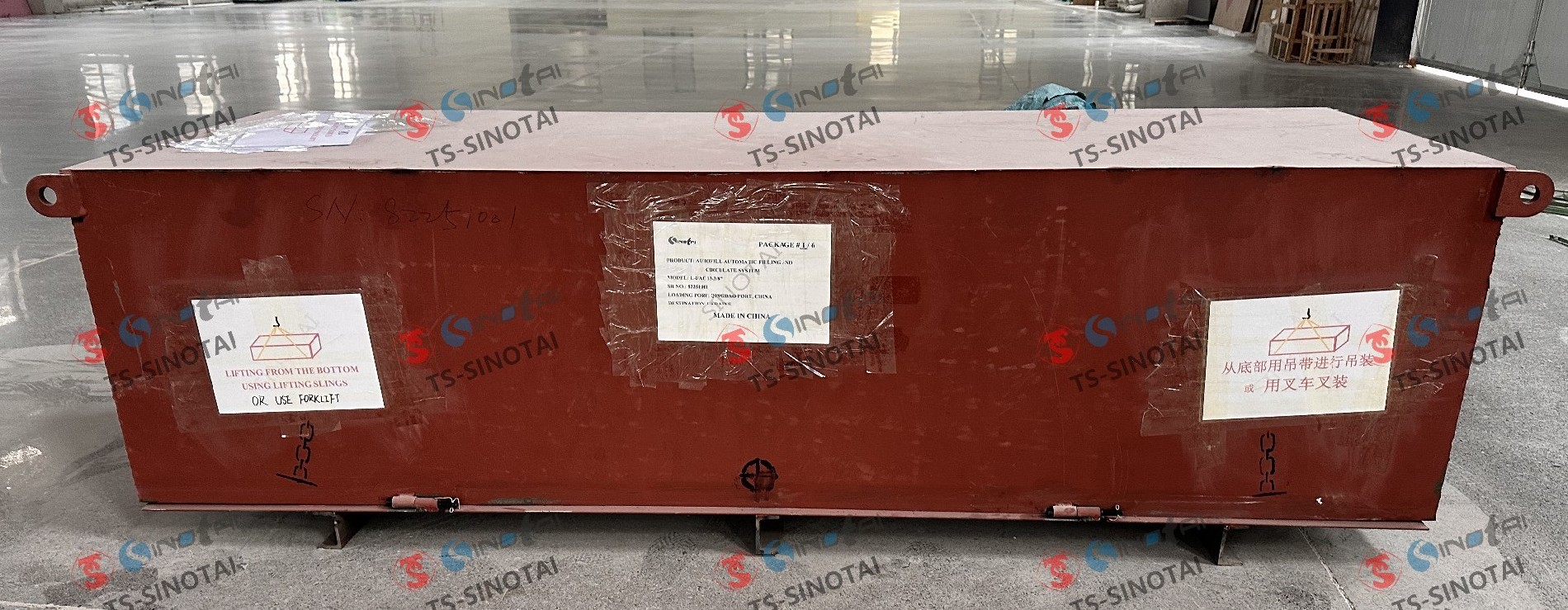 Middle East customer customized a batch of automatic filling and circulate systems