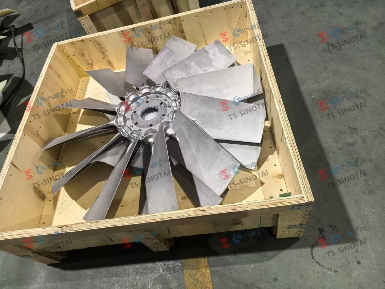 Sinotai delivers engine cooling fans, drill bits and other drilling rig accessories